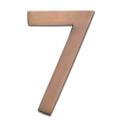 Perfectpatio Number 7 Solid Cast Brass 4 Inch Floating House Number Antique Copper 7 PE37600